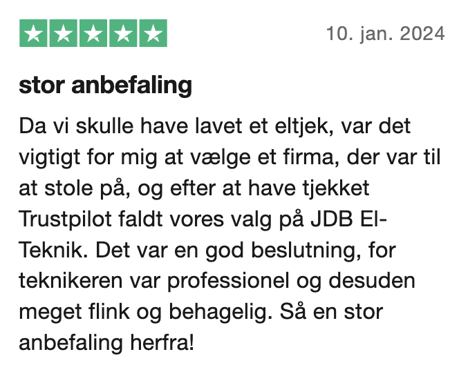 eltjek københavn trustpilot